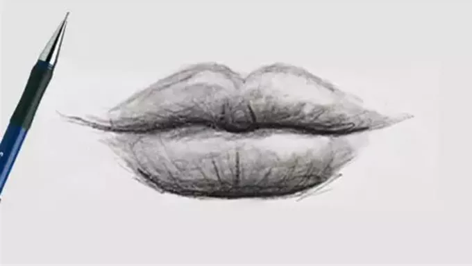 dessin stylo bouche